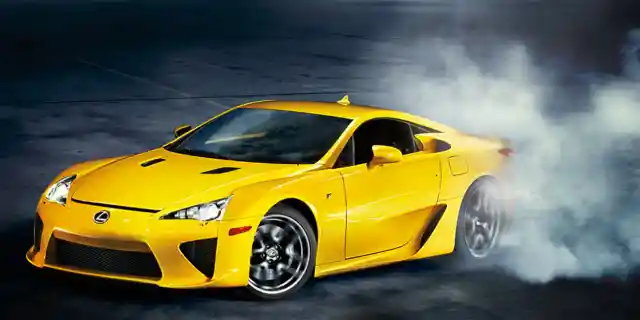 Number Two: Lexus LFA, $375,000